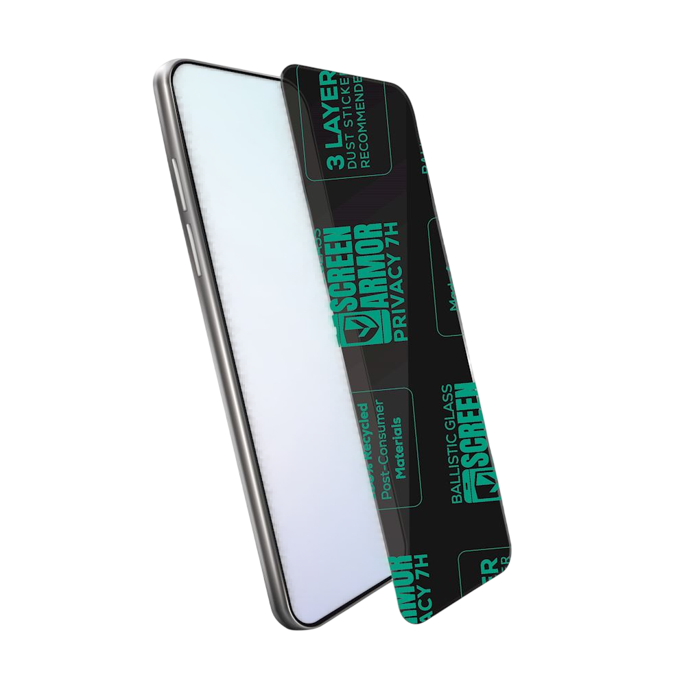 ScreenArmor Ballistic Glass Privacy 7H (25 pcs) - Dust Layer