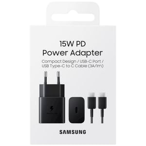 Kit de Charge Samsung 15W – Chargeur Secteur + Câble USB-C (1 m)