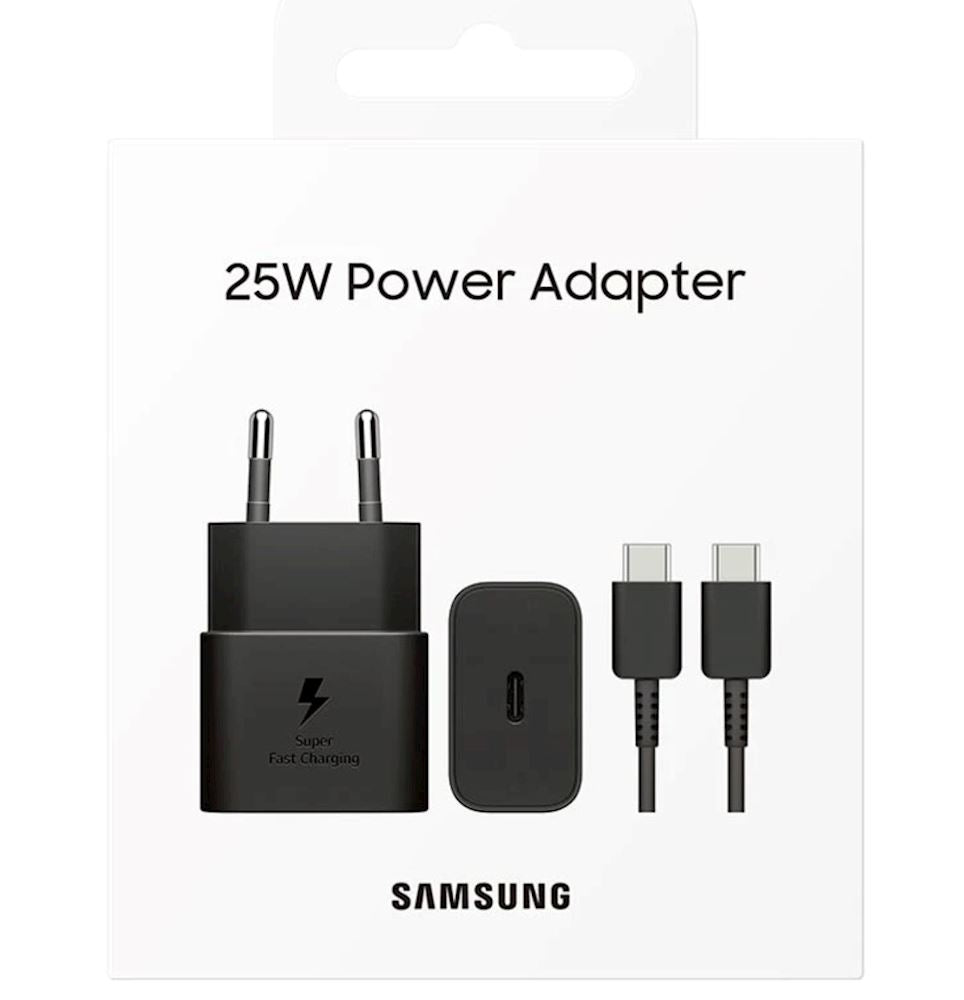 Kit de Charge Samsung 25W – Chargeur Secteur GaN + Câble USB-C (1 m)