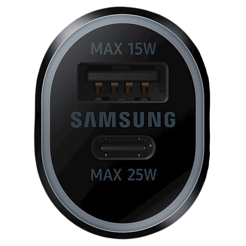 hargeur Voiture Samsung Duo – Charge Ultra Rapide 40W (USB-C + USB-A)