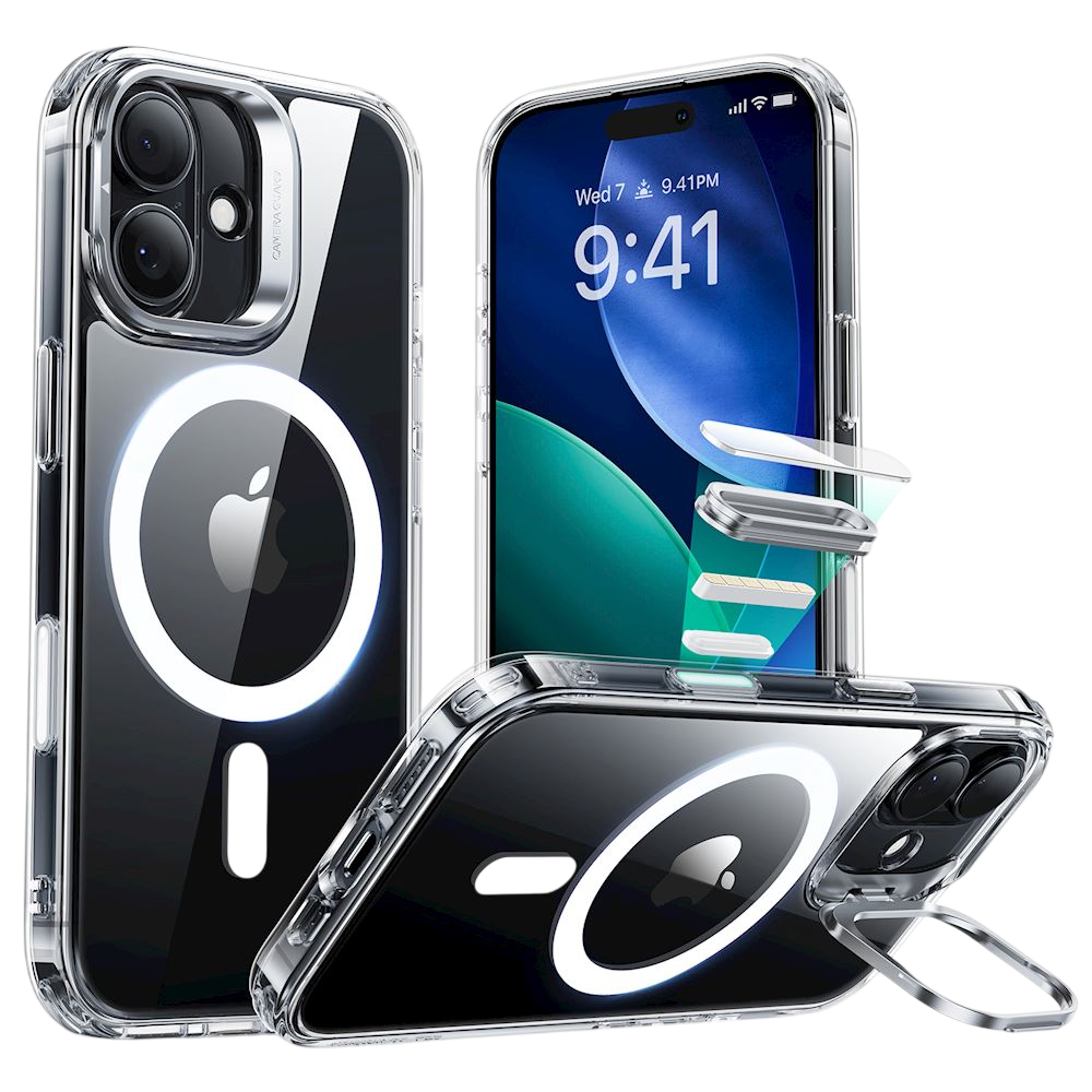 Coque Classic Hybrid Stash Stand pour iPhone 17