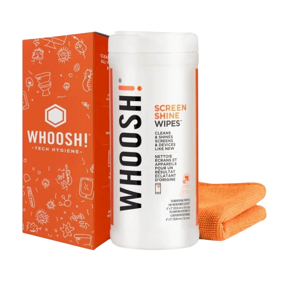 Pot de 70 lingettes nettoyantes Whoosh! Screen Shine