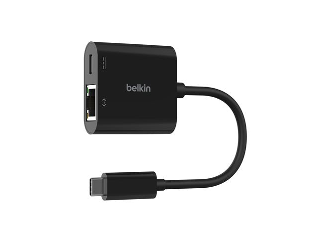 Belkin Adaptateur USB-C vers Ethernet Gigabit + Port de recharge PD 100W