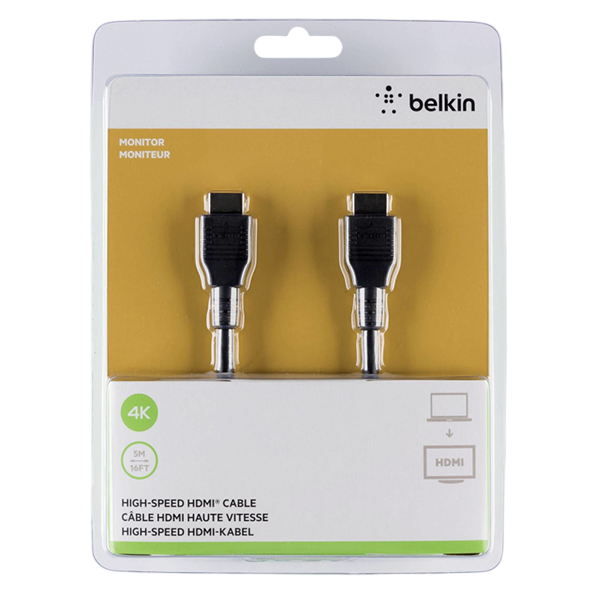 Belkin Câble HDMI Haut Débit avec Ethernet (5 m)
