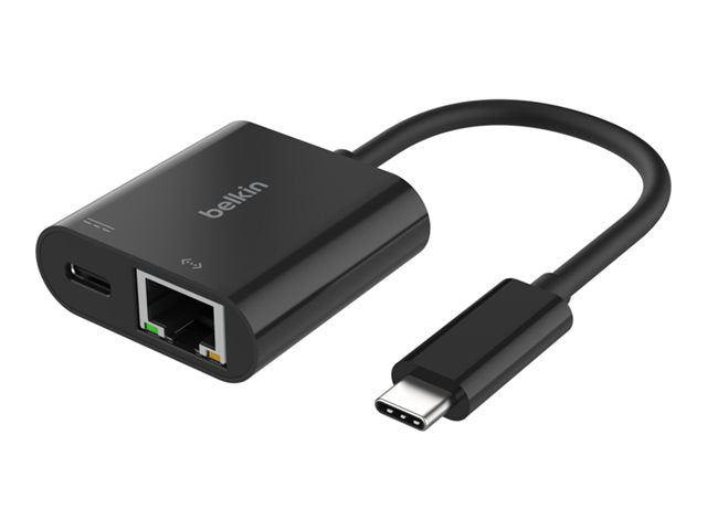 Belkin Adaptateur USB-C vers Ethernet Gigabit + Port de recharge PD 100W