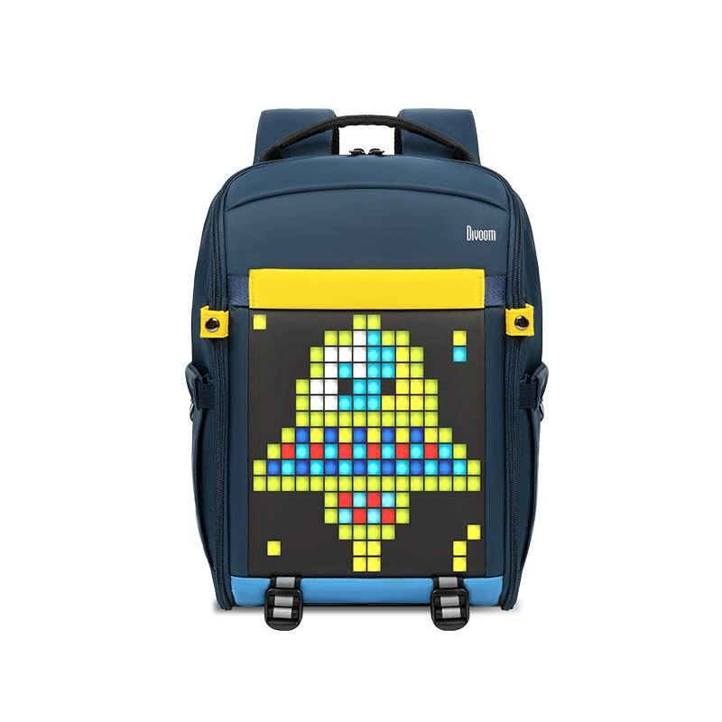 Sac à dos connecté compact à écran LED Pixel Art Divoom Backpack S