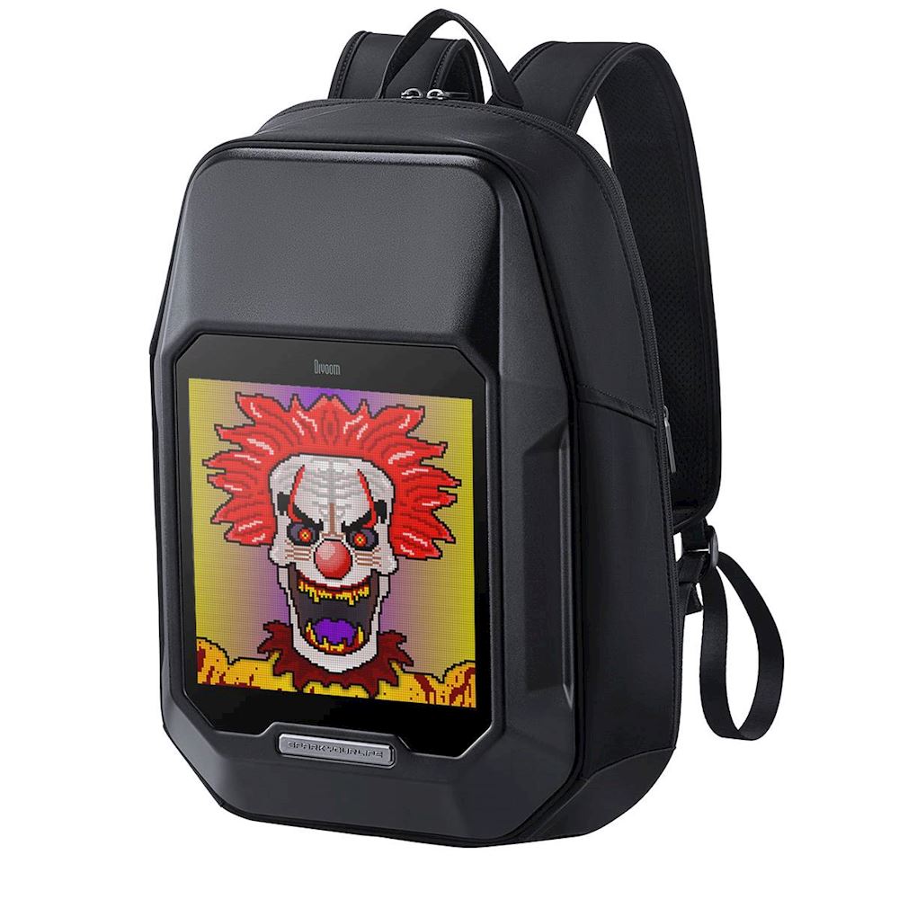 Sac à dos connecté à écran LED Pixel Art Cyberpunk