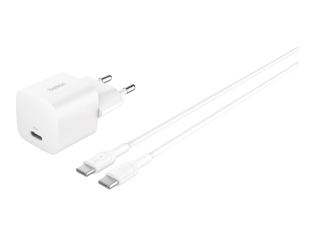 Belkin Pack Chargeur Secteur USB-C 25W + Câble USB-C