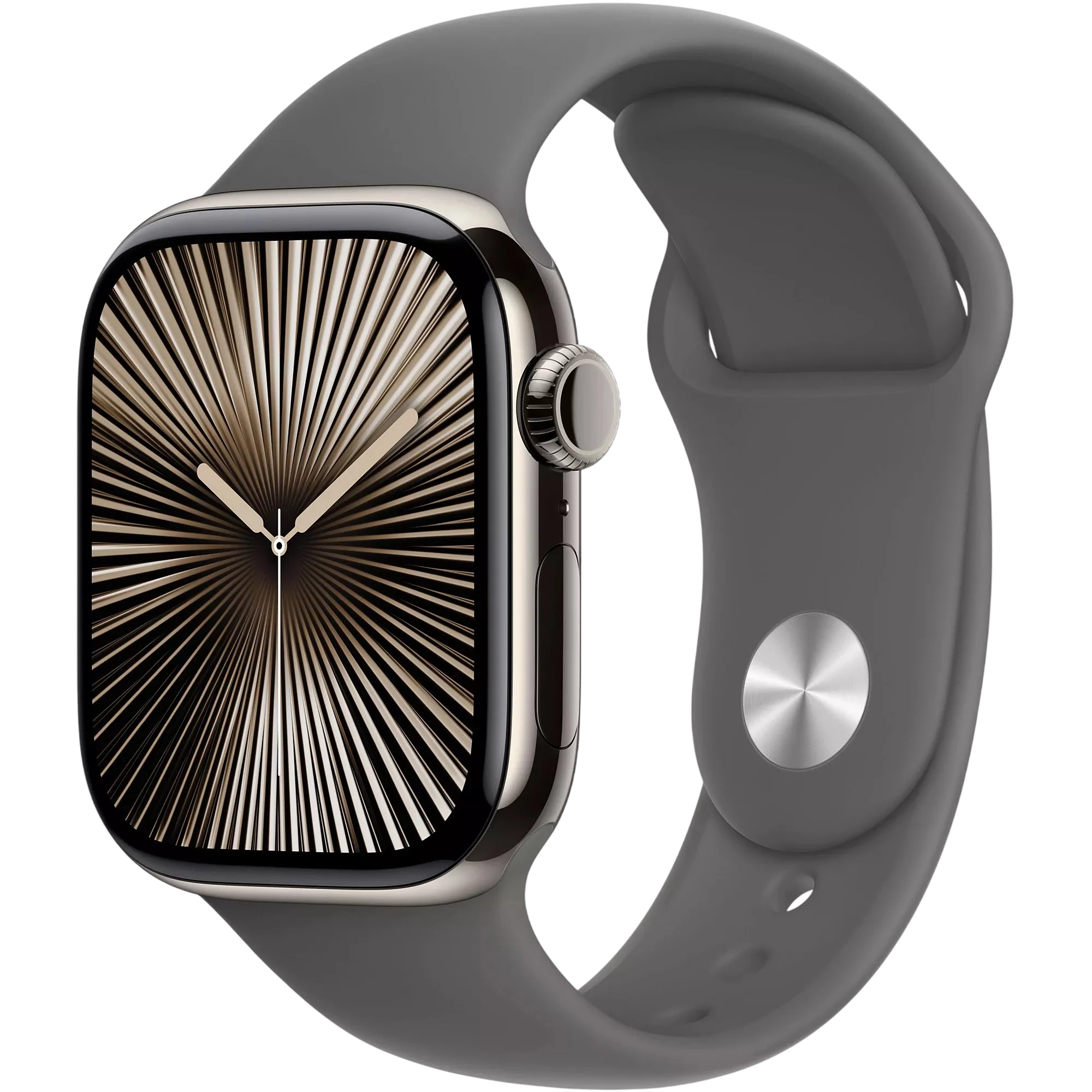 Apple Watch Series 10 titane (Bracelet Silicone)