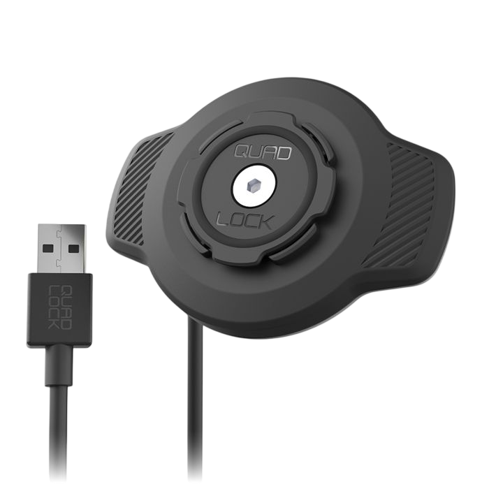 Tête de recharge sans fil étanche Quad Lock pour vélo électrique
