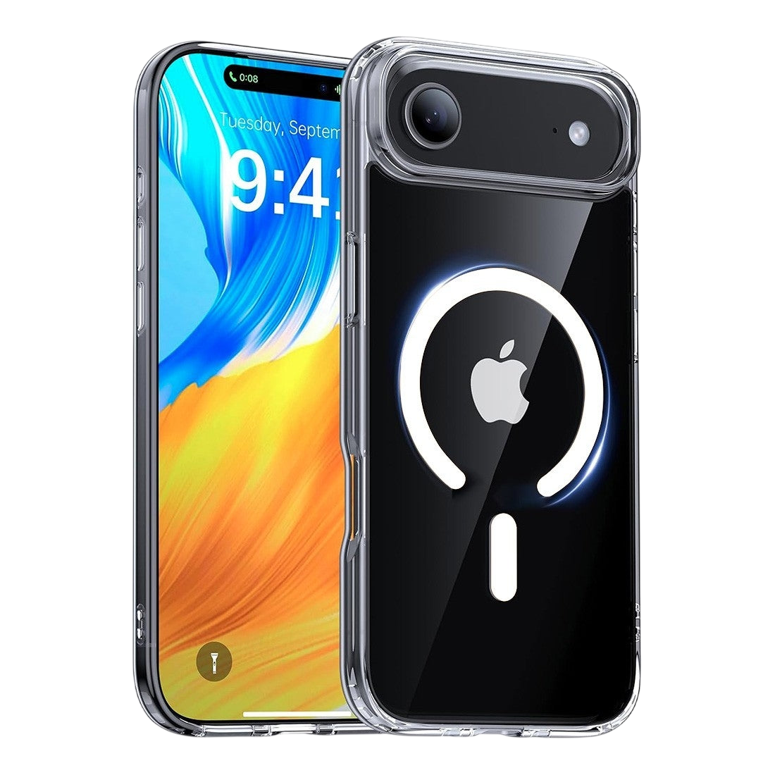 Coque Renforcée transparente iPhone Air avec magsafe couleur Blanc