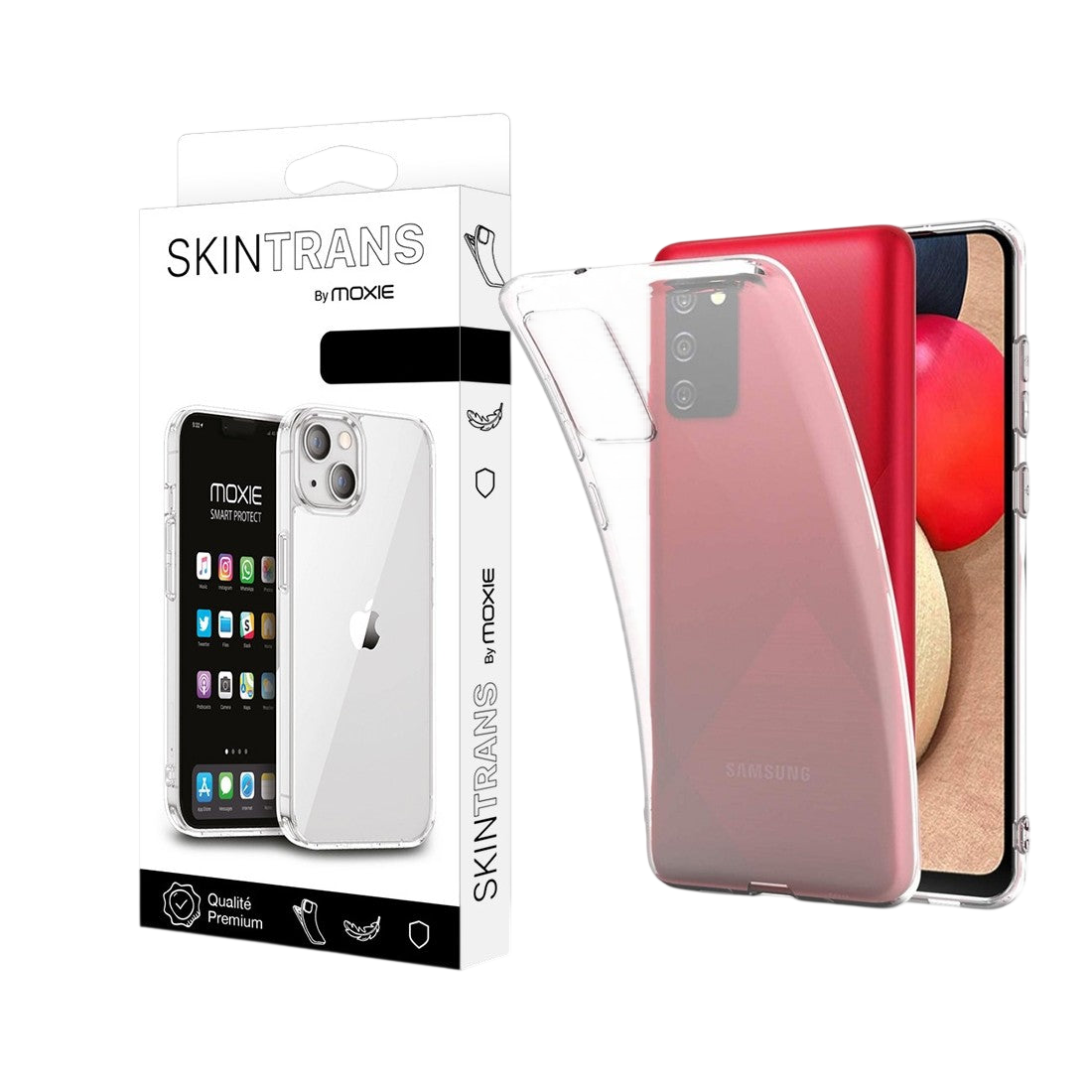 Coque Samsung Galaxy A02S en TPU souple - Transparent