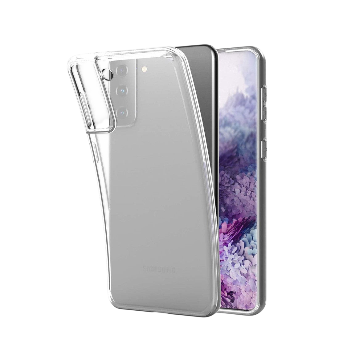Coque Samsung Galaxy S21 en TPU souple - Transparent