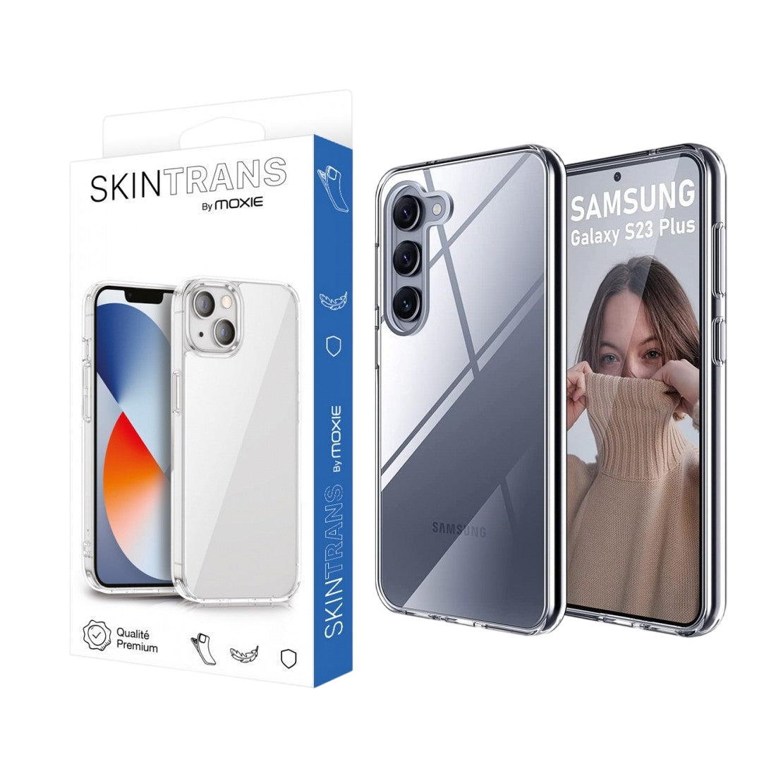 Coque Samsung Galaxy S23+ en TPU souple - Transparent