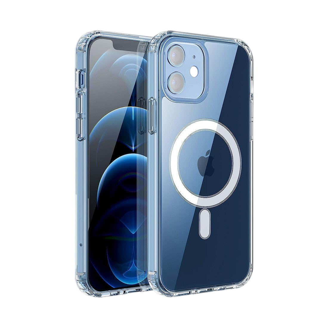 Coque transparente renforcée compatible Magsafe pour iPhone 11