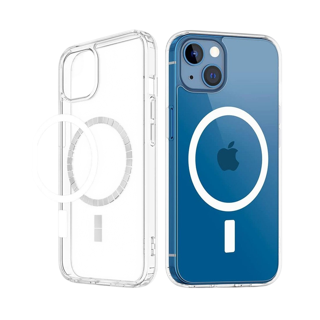 Coque transparente renforcée compatible Magsafe pour iPhone 14 Plus