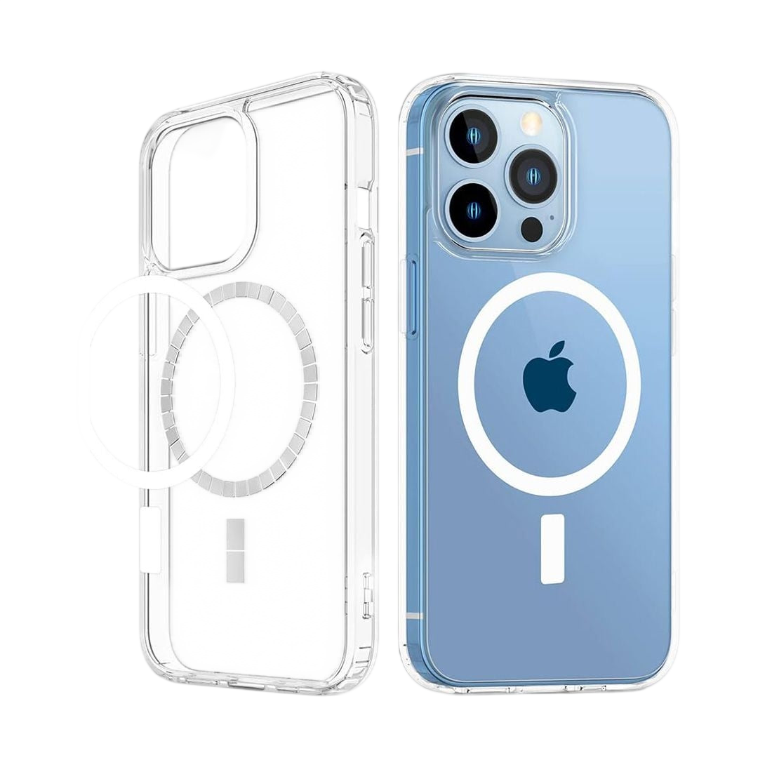 Coque transparente renforcée compatible Magsafe pour iPhone 16 Pro