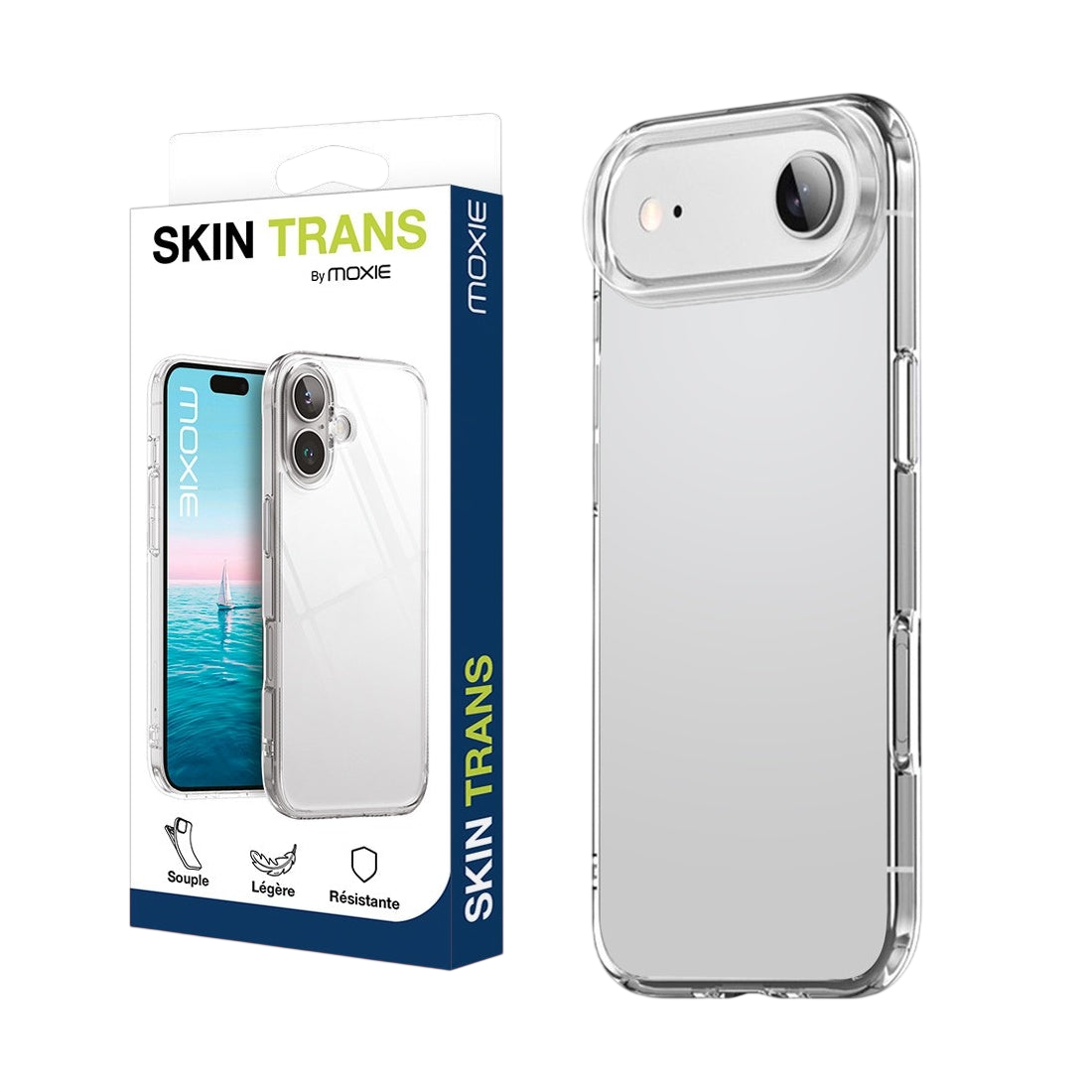 Coque ultra fine transparente en TPU pour iphone 17 Air