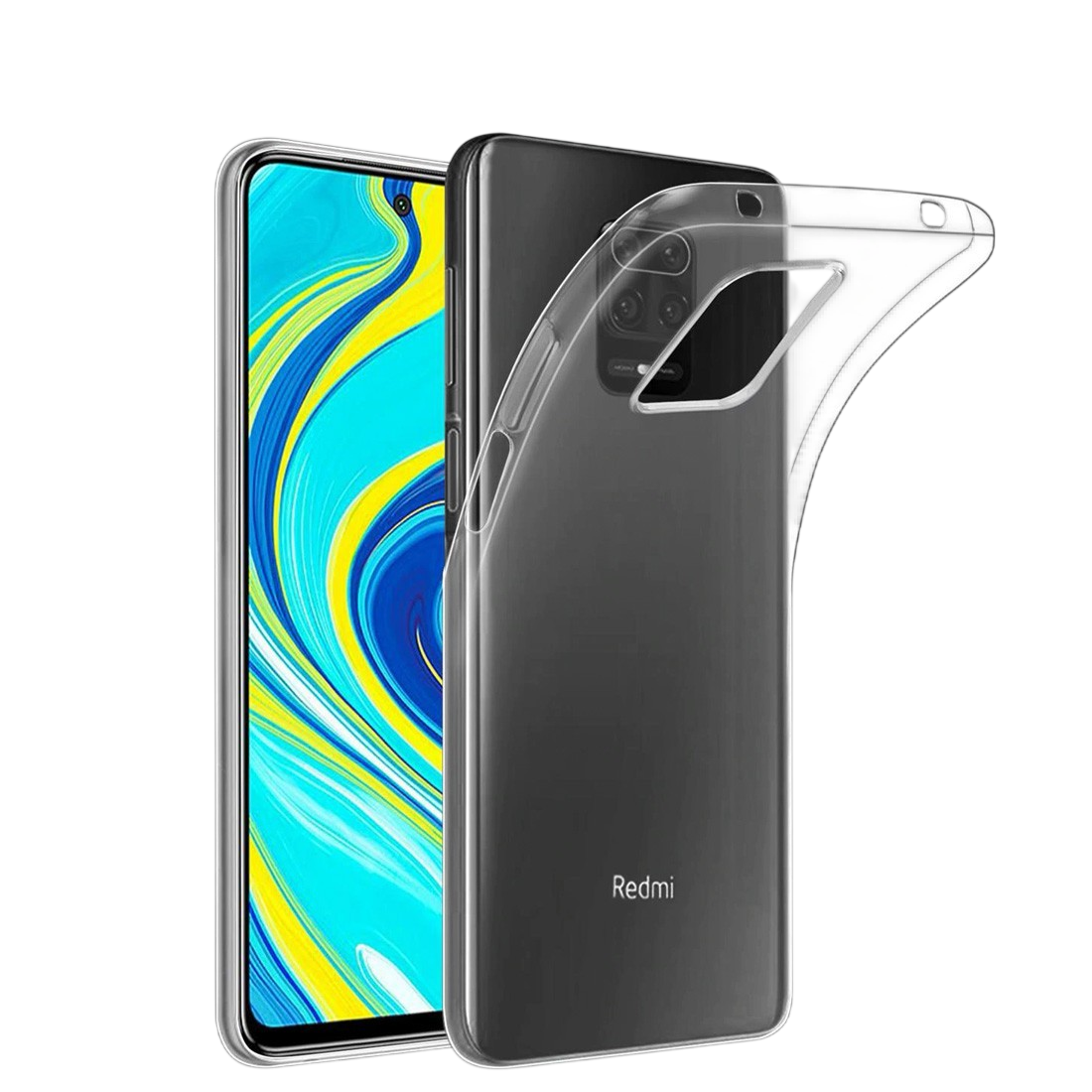 Coque Xiaomi Redmi Note 9 Pro en TPU souple - Transparent