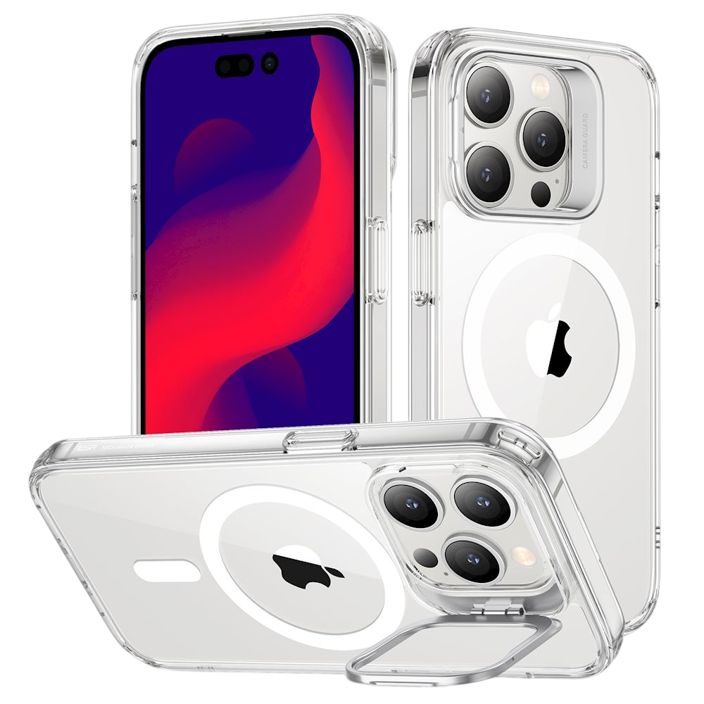 Coque Classic Hybrid MagSafe Stash Stand pour iPhone 14 Pro