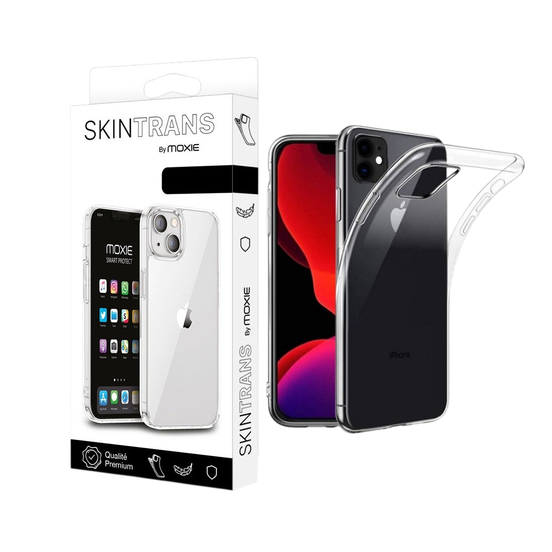 Coque Apple iPhone 11, Moxie [Skintrans] [TPU Ultra Fine Clear] - Transparent