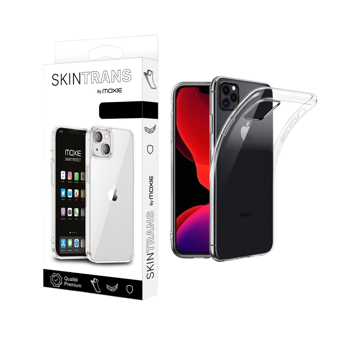 Coque Apple iPhone 11 Pro Max, Moxie [Skintrans] [TPU Ultra Fine Clear] - Transparent