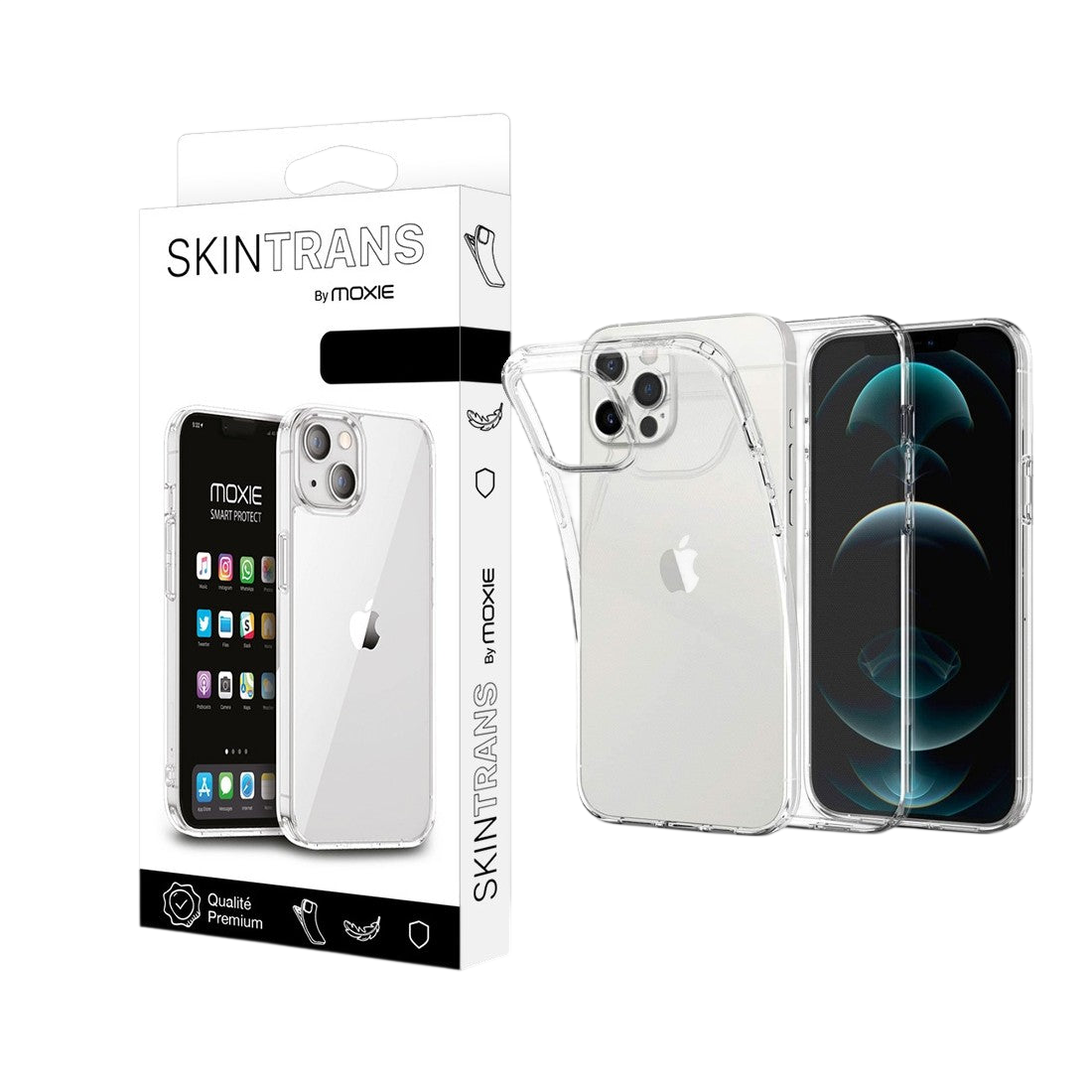 Housse ultra fine 0.25mm Moxie Skintrans iPhone 12 Pro Max 6.7"