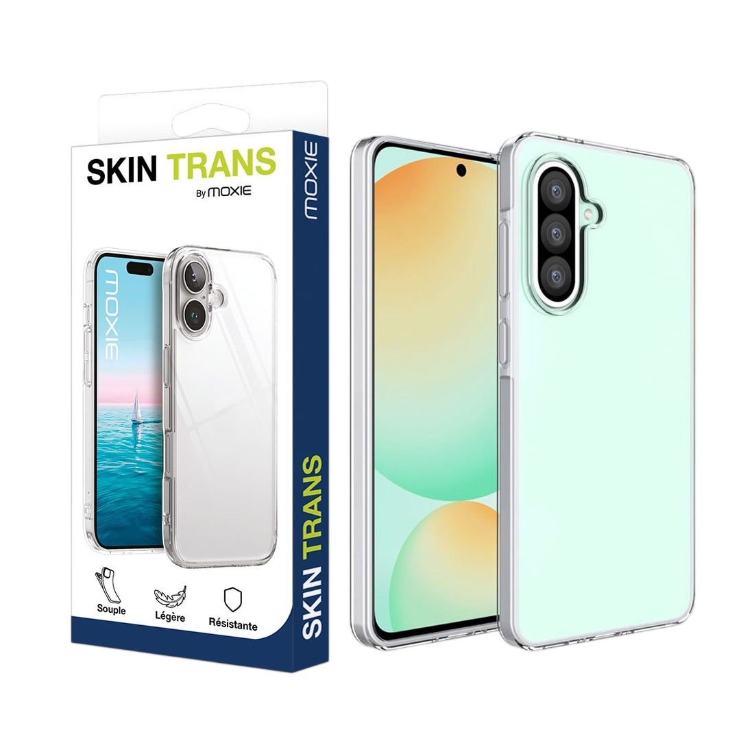 Coque ultra fine transparente en TPU pour Galaxy A36
