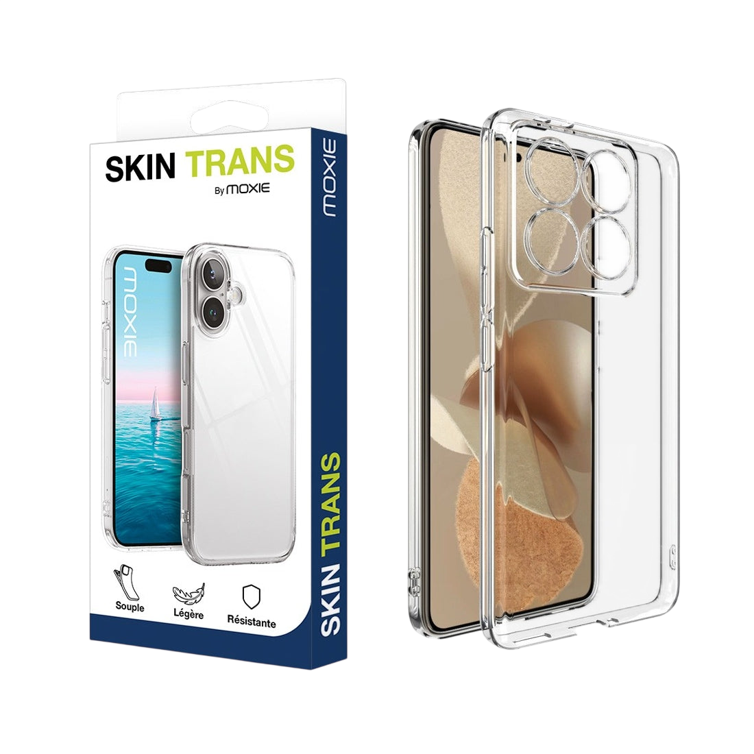 Coque ultra fine transparente en TPU pour Xiaomi 14T