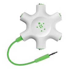 Titre : Belkin Répartiteur Audio 5 ports RockStar (Jack 3,5 mm)