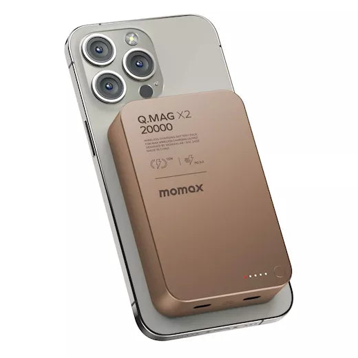 Batterie externe magnétique portable Momax Q.Mag X2 20000 mAh (Gen 2)