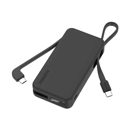 Batterie externe portable Momax 1-Power Vital+ avec double port USB-C