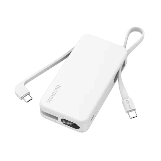 Batterie externe portable Momax 1-Power Vital+ avec double port USB-C