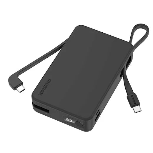 Batterie externe portable Momax 1-Power Vital+ avec double port USB-C