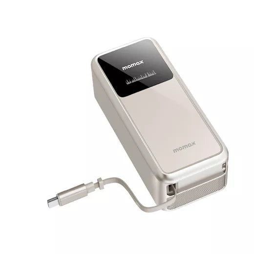 Chargeur secteur hybride et batterie externe 3-en-1 GaN Momax 1-Pac+ 10000 mAh