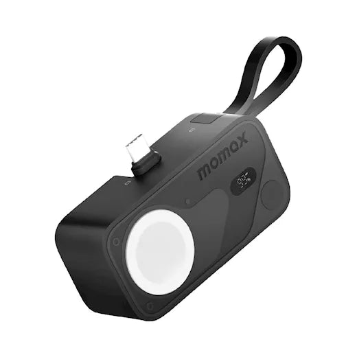 Batterie externe portable 3-en-1 Momax 1-Power X Pro Mini+ 5000 mAh avec chargeur Apple Watch