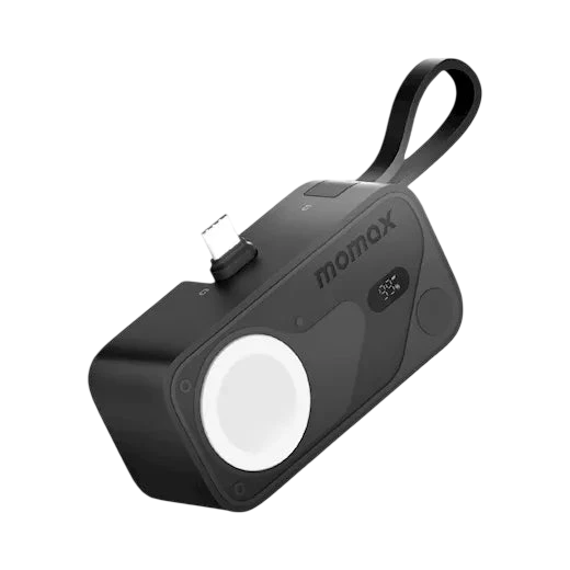 Batterie externe portable 3-en-1 Momax 1-Power X Pro Mini+ 5000 mAh avec chargeur Apple Watch