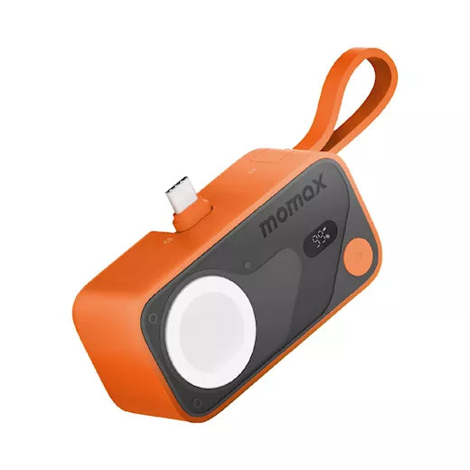 Batterie externe portable 3-en-1 Momax 1-Power X Pro Mini+ 5000 mAh avec chargeur Apple Watch