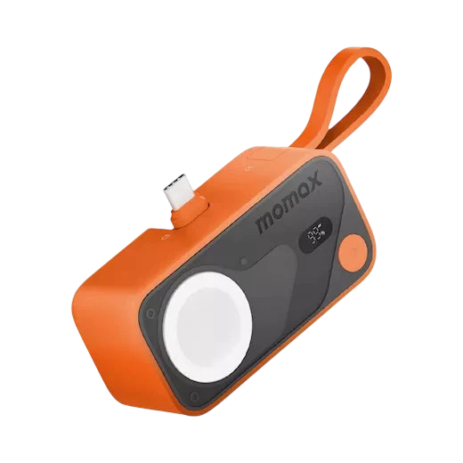 Batterie externe portable 3-en-1 Momax 1-Power X Pro Mini+ 5000 mAh avec chargeur Apple Watch