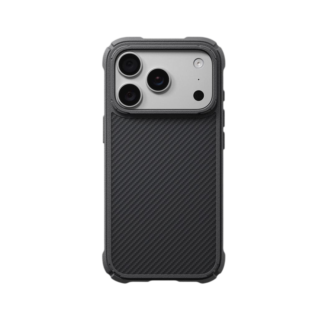 Coque de protection renforcée PITAKA Cairn en fibre d'aramide pour iPhone 18 Pro / 17 Pro