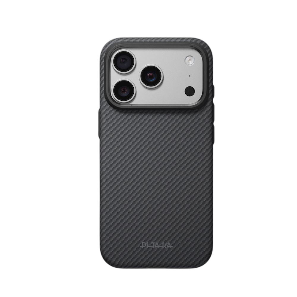 Coque de protection PITAKA en fibre d'aramide pour iPhone 18 Pro / 17 Pro