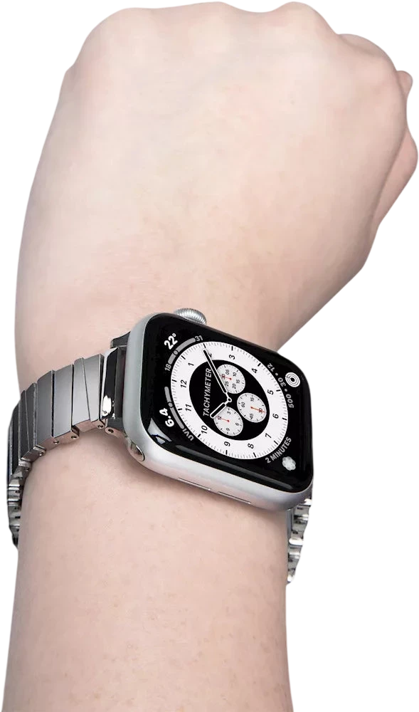 Bracelet Élégant en Acier Inoxydable pour Apple Watch (42/44/45/46/49mm)