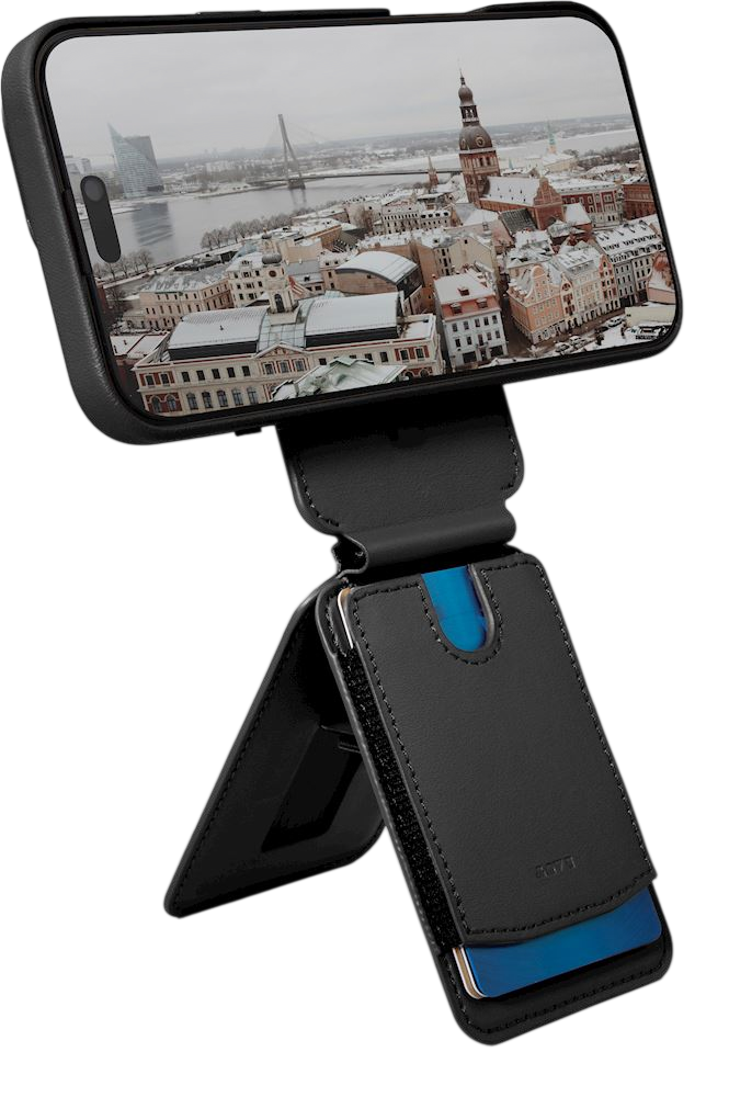 Flip-Out Stand & Card Case - Porte-Cartes Magnétique et Support MagSafe