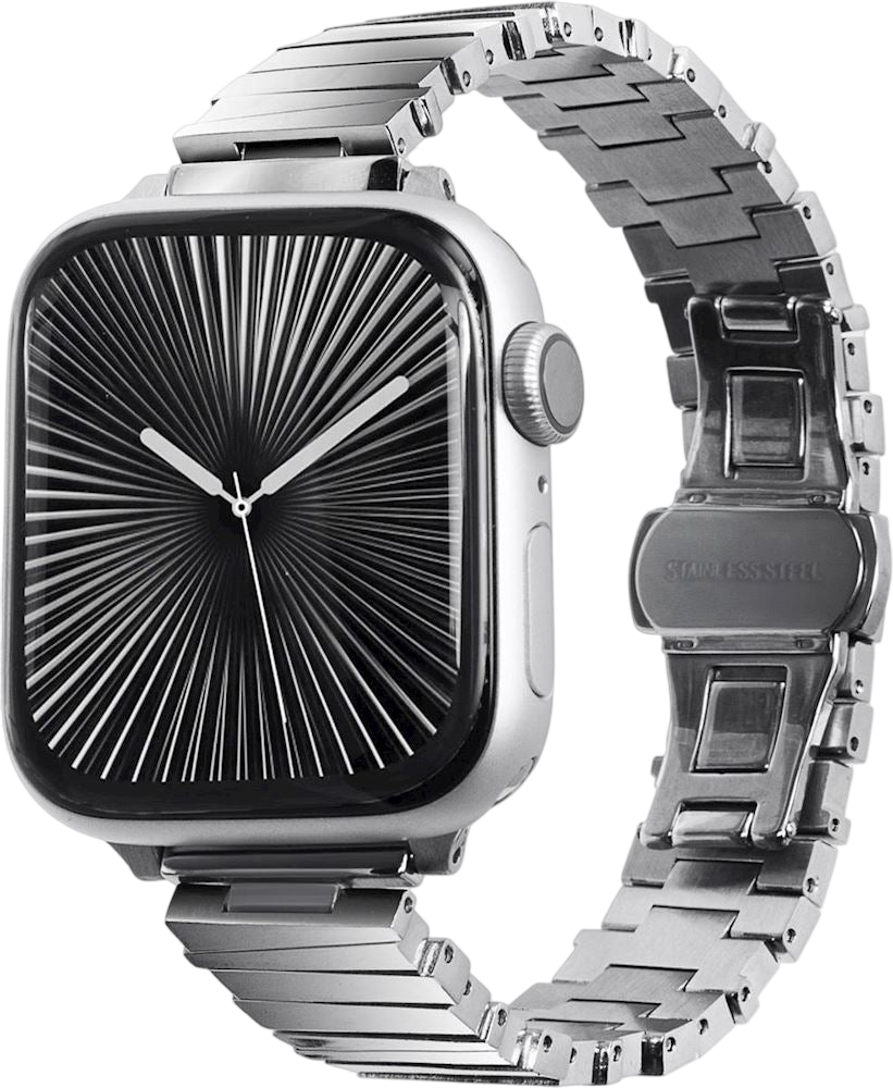 Bracelet de Luxe en Acier Inoxydable pour Apple Watch (42/44/45/46/49mm)