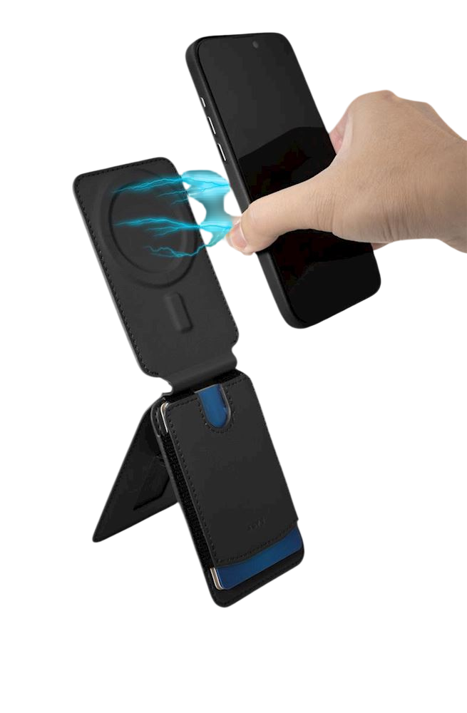 Flip-Out Stand & Card Case - Porte-Cartes Magnétique et Support MagSafe