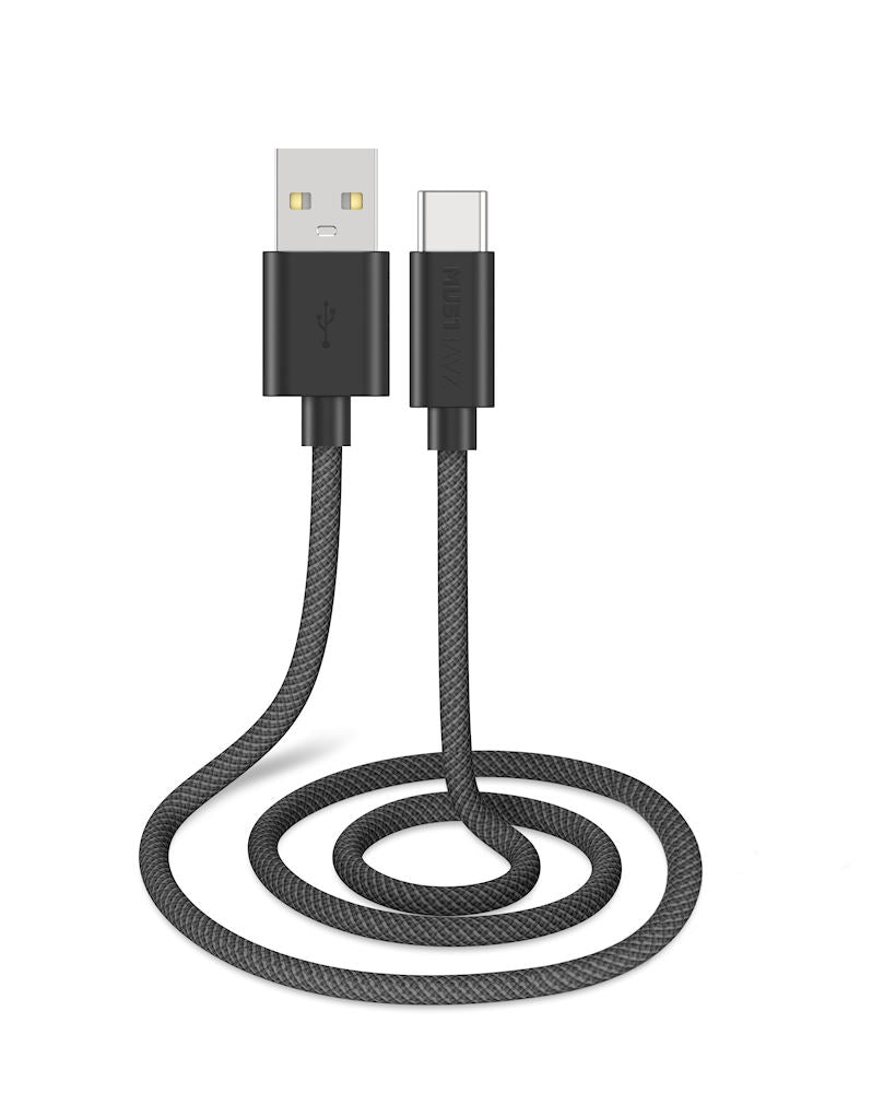 Câble USB-A vers USB-C en Nylon - 3A Premium