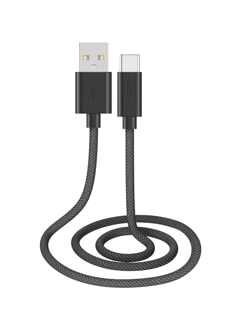 Câble USB-A vers USB-C en Nylon - 3A Premium