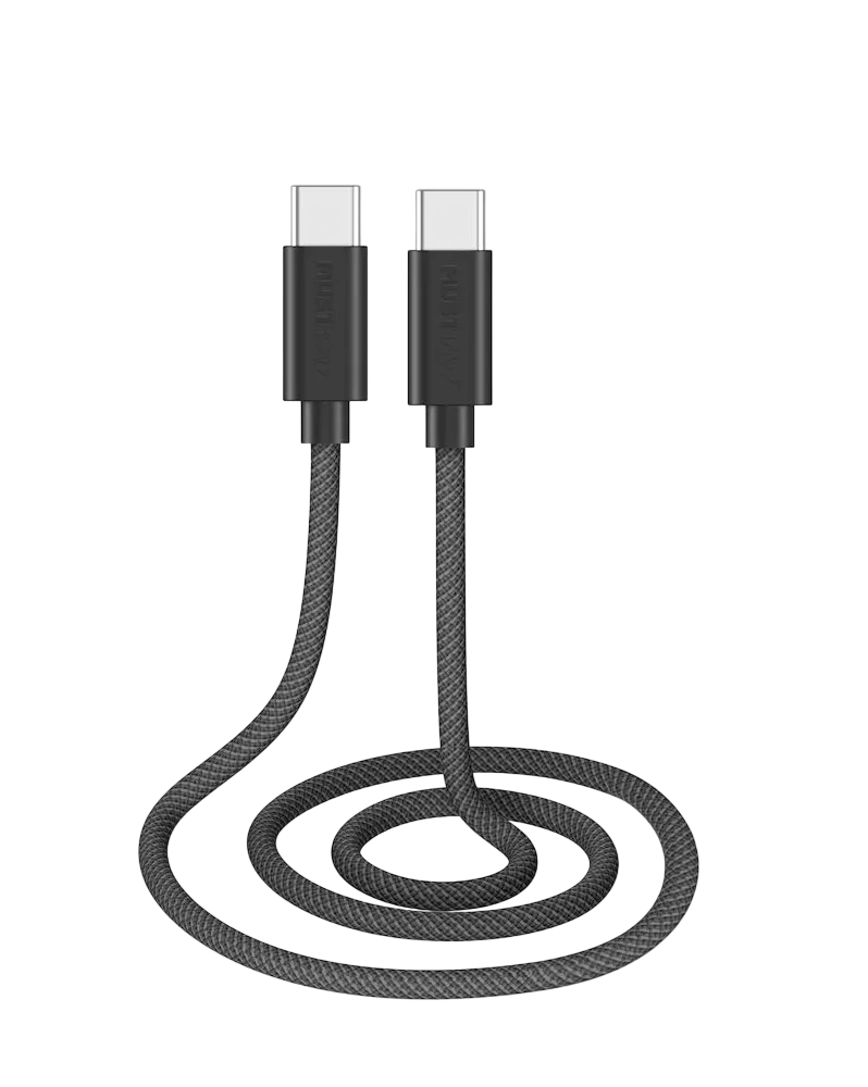 Câble USB-C vers USB-C en Nylon Tressé - 100W Ultra-Performance