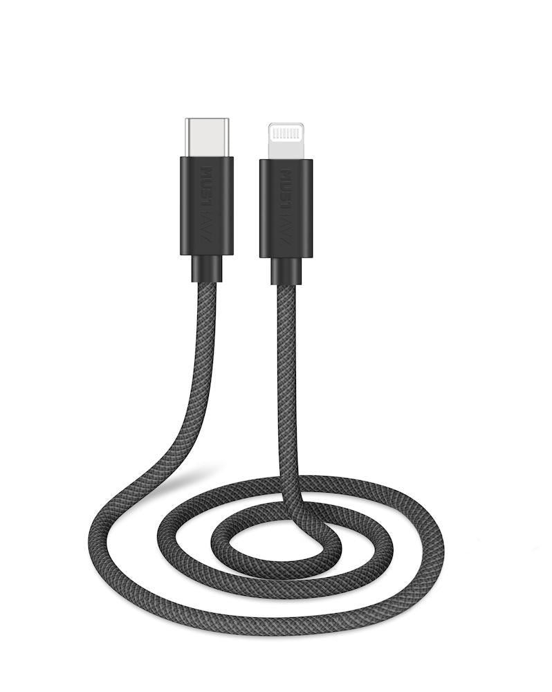 Câble USB-C vers Lightning en Nylon Tressé - Premium