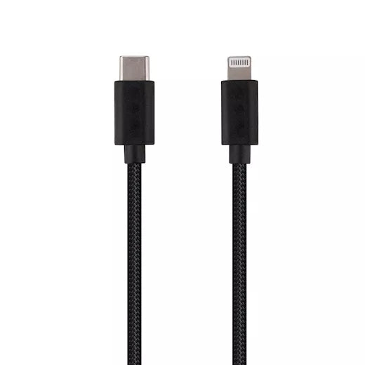 Câble USB-C vers Lightning GoEasy en Nylon Tressé - 1,0 Mètre